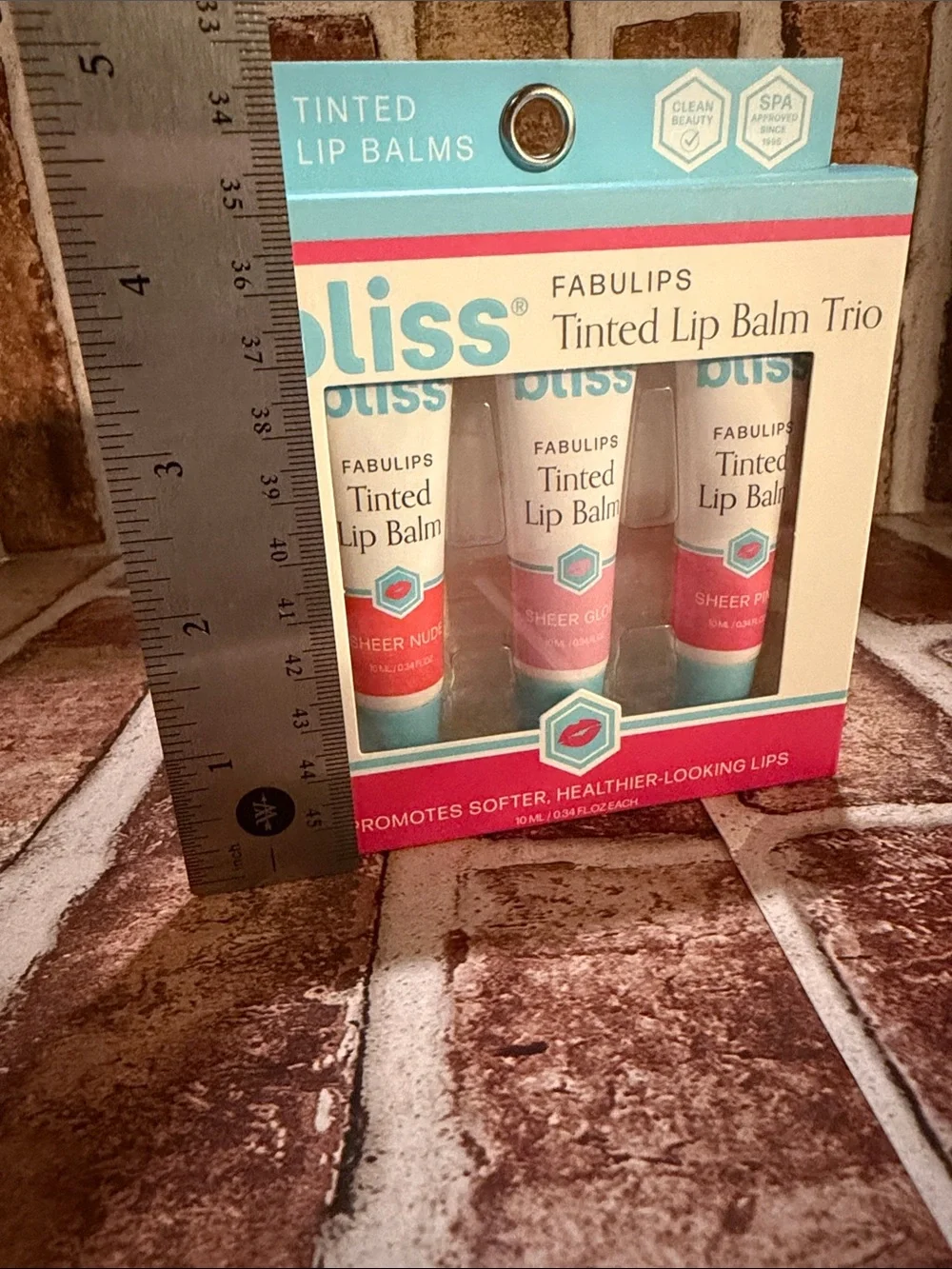 Bliss Fabulips Tinted Lip Balm Trio - Sheer Nude, Sheer Glow, Sheer Pink
